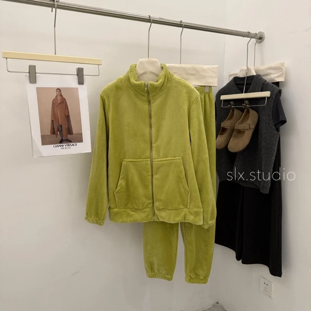 slx@ 55099 熊猫绒家居服套装