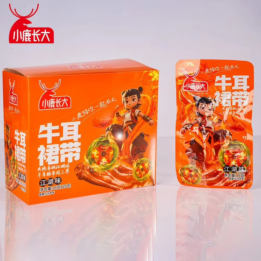 小鹿长大牛耳裙带秘汁味江湖味香甜麻辣小包装正品新款爆款小零食