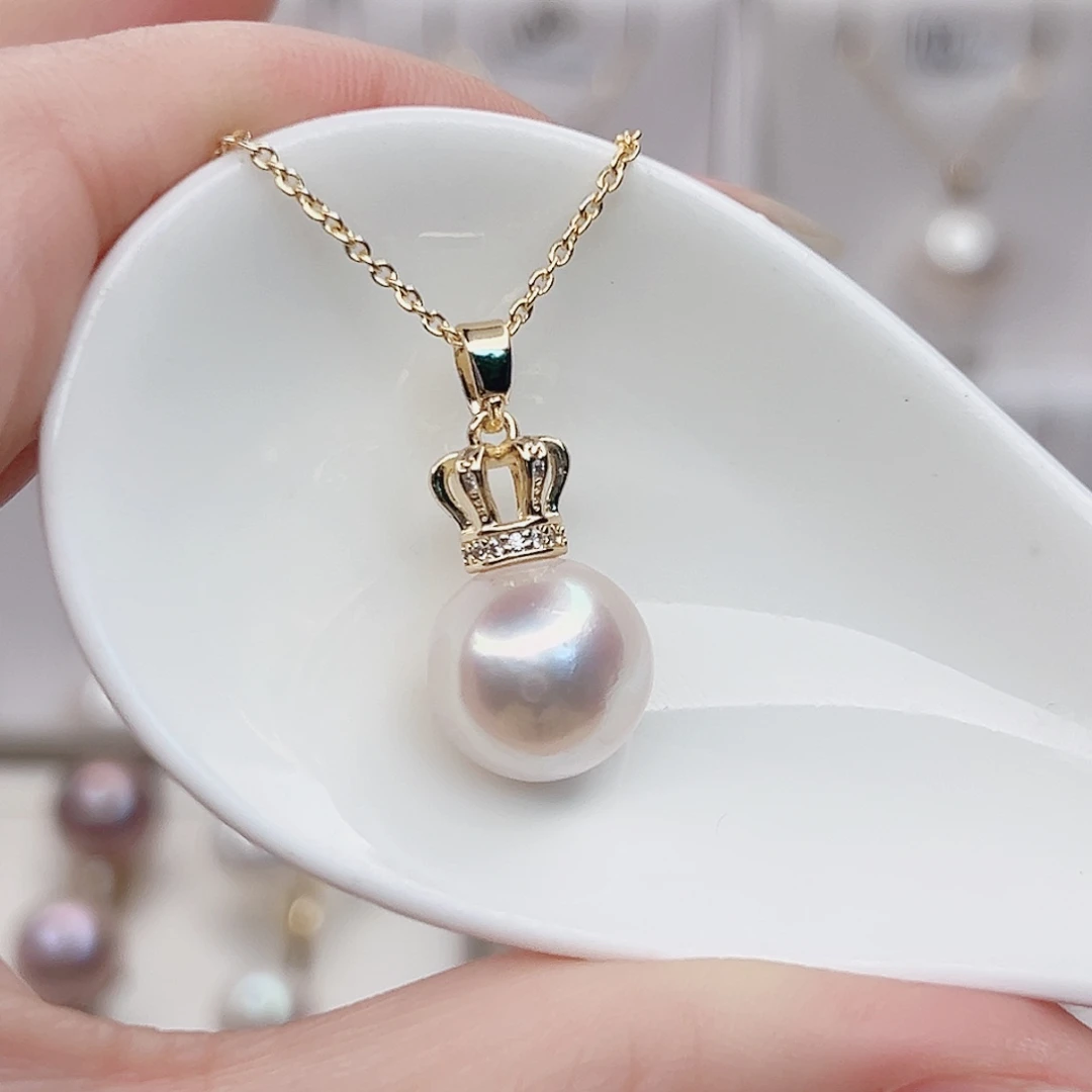 淡水珍珠未镶嵌吊坠(赠链)