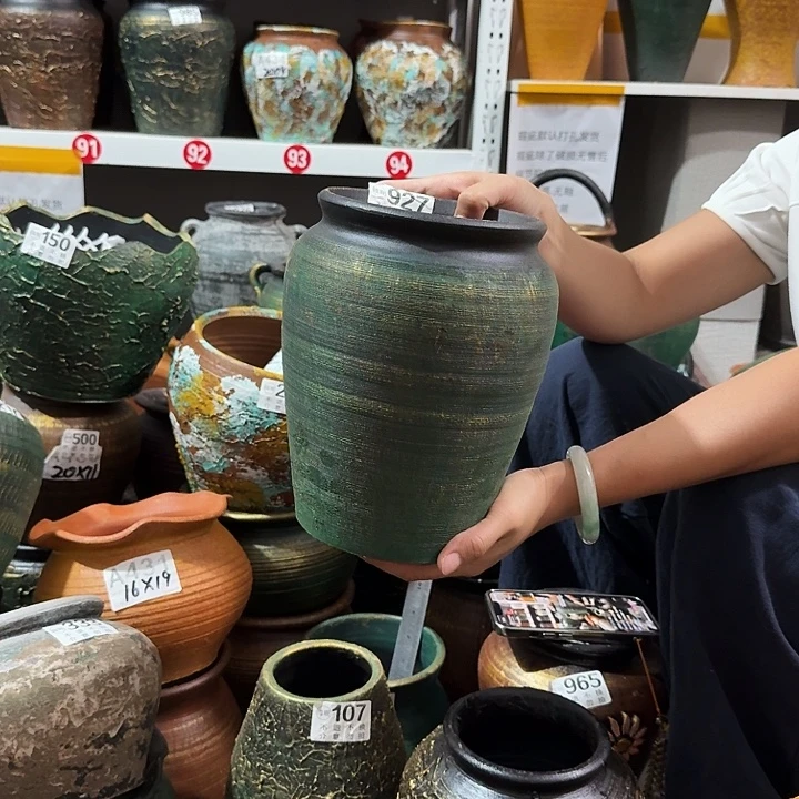 金绿坛子927高度23口径15