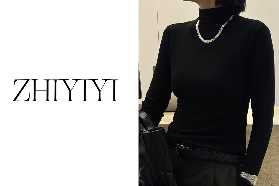 【ZHIYIYI】娟子推荐 253020半高领打底衫秋冬内搭高级显瘦