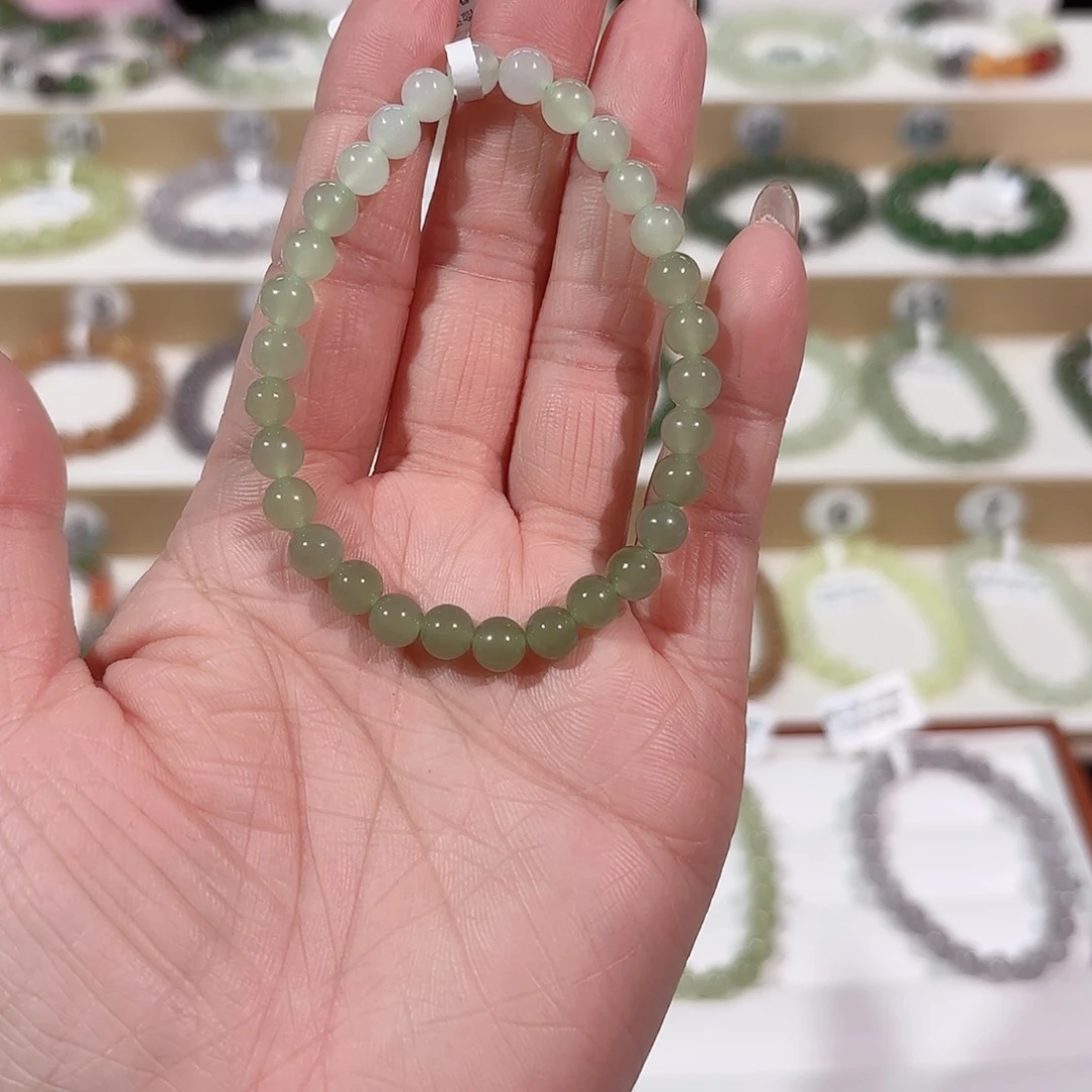 和田玉手链未镶嵌V