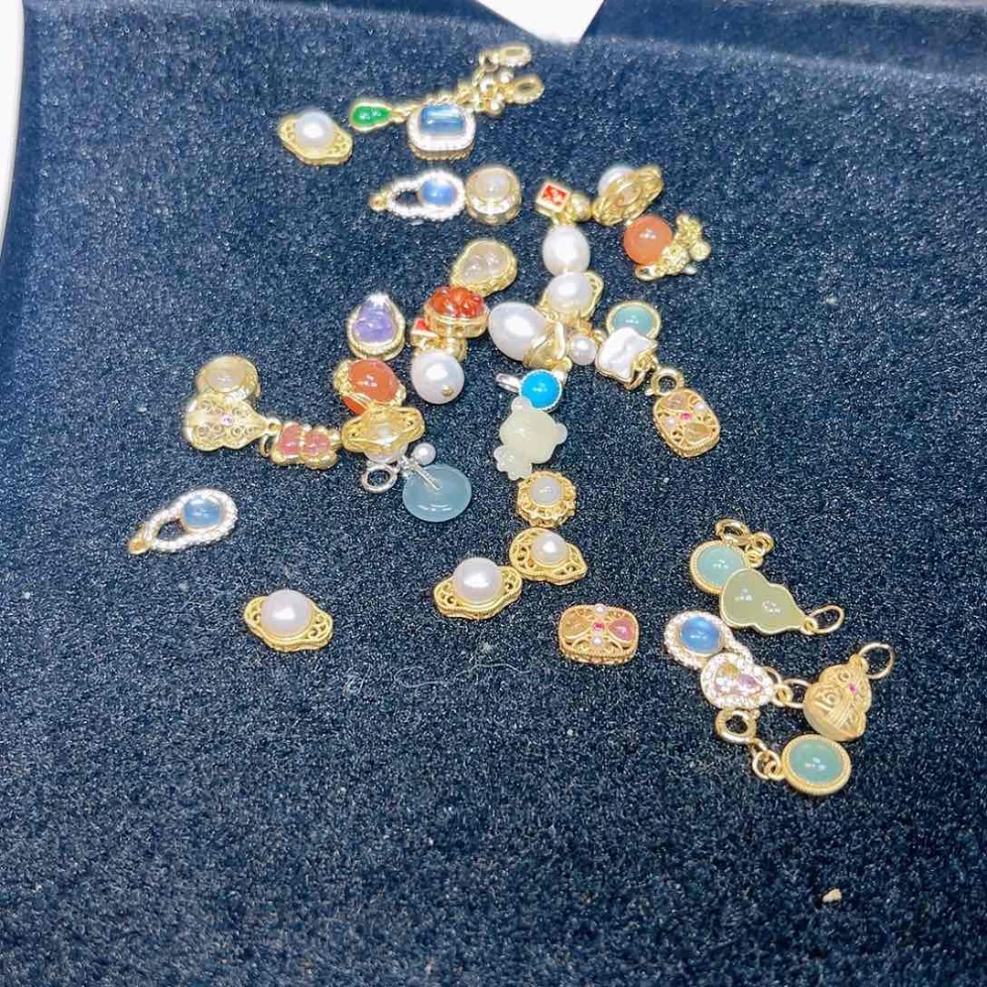 紫晶珠宝半成品银S925镶嵌172