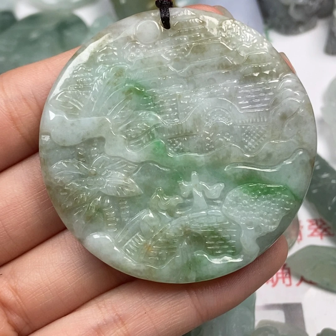翡翠未镶嵌颈饰翡翠
