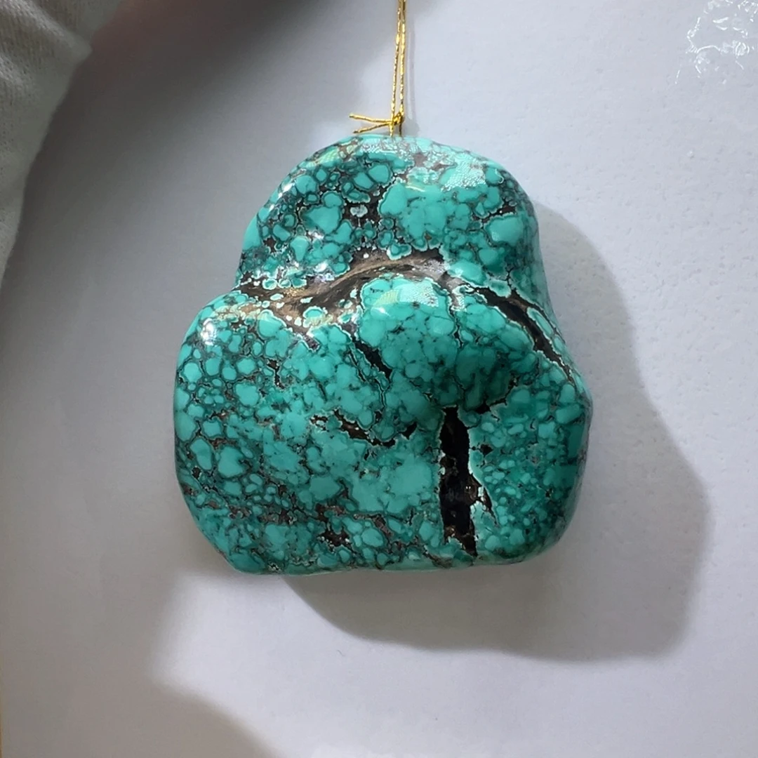 绿松石未镶嵌挂件