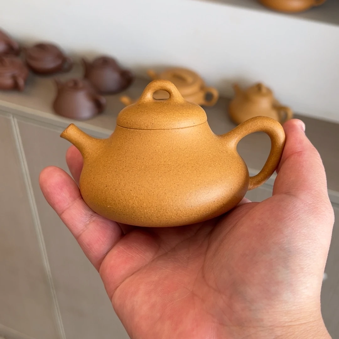 茶壶紫砂150cc黄金段瓜瓢