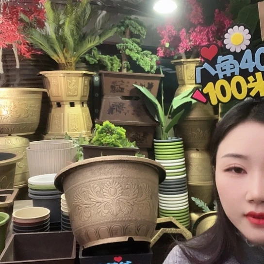 复合圆50盆4个有孔