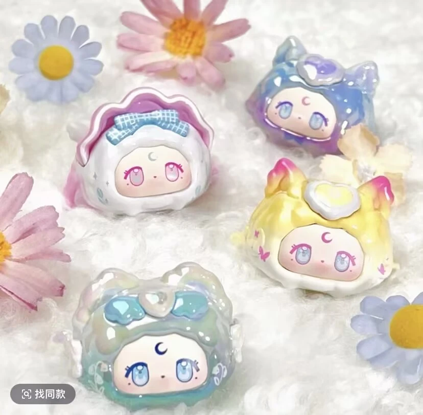 新品白日梦BUNNY草莓穆斯塔梦境花园系列潮玩盲盒萌粒摆件礼物