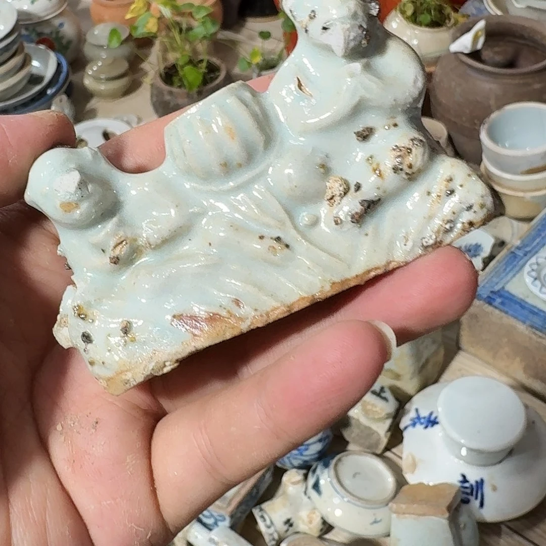 古***堂瓷片瓷片标本，顺丰包邮