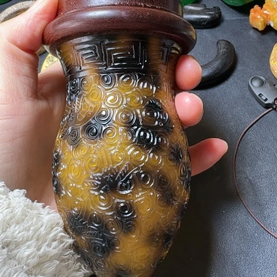 紫金钵盂菩提吊坠