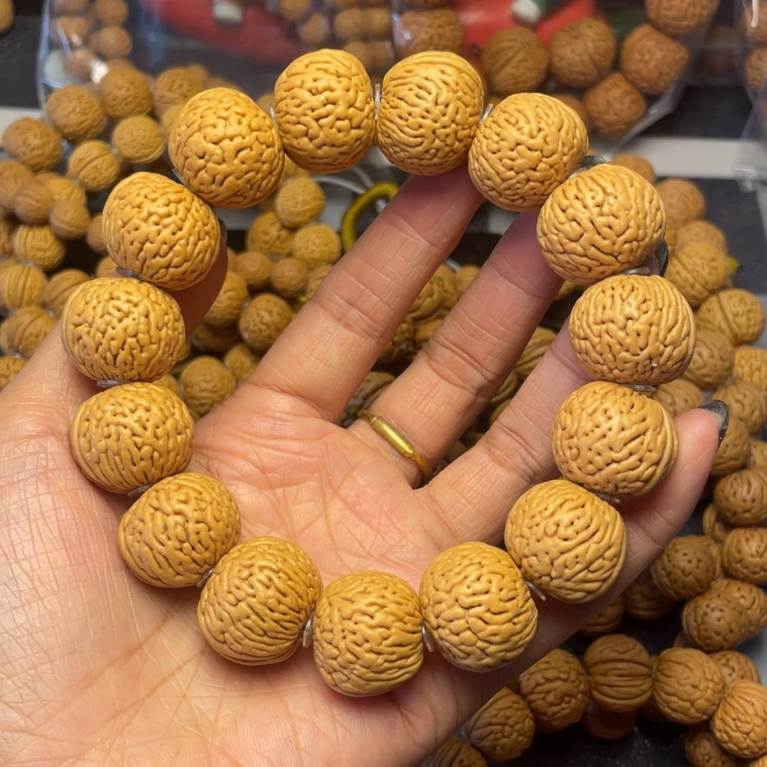 手串桃核21.5白月光手串