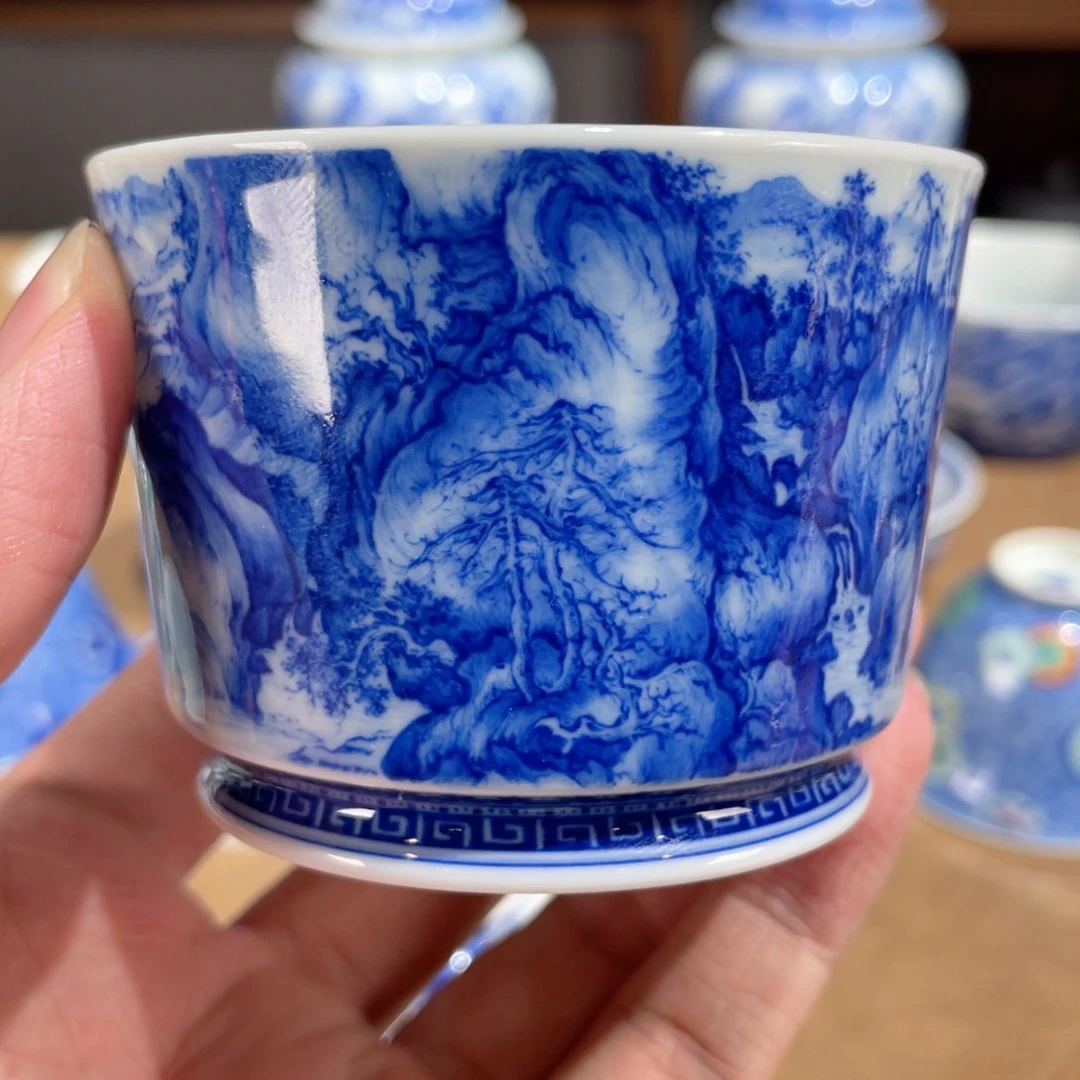 杯 仪贤堂  早春图  直身杯