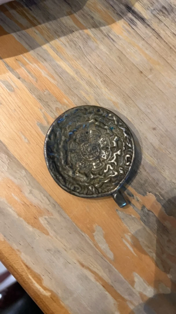 藏地密码，藏式铜杂件 B99