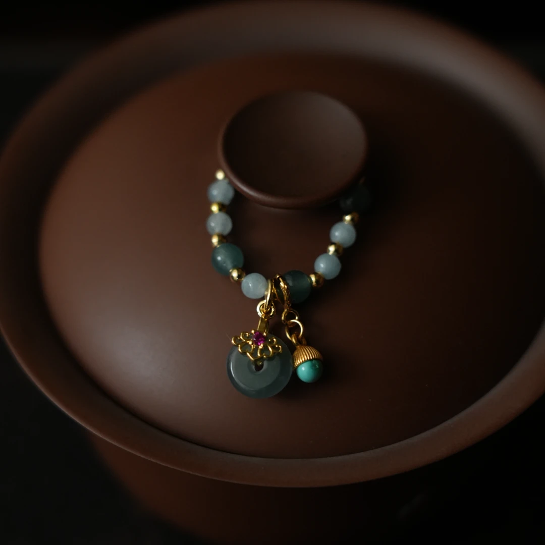 【雲梦】青屿盖碗提溜配饰