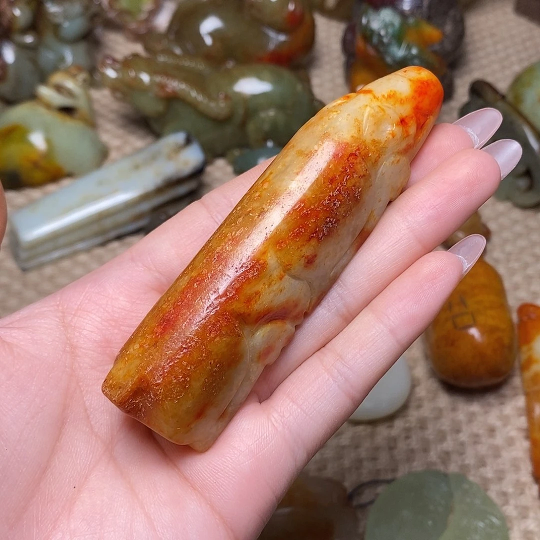 未镶嵌蛇纹石玉颈饰