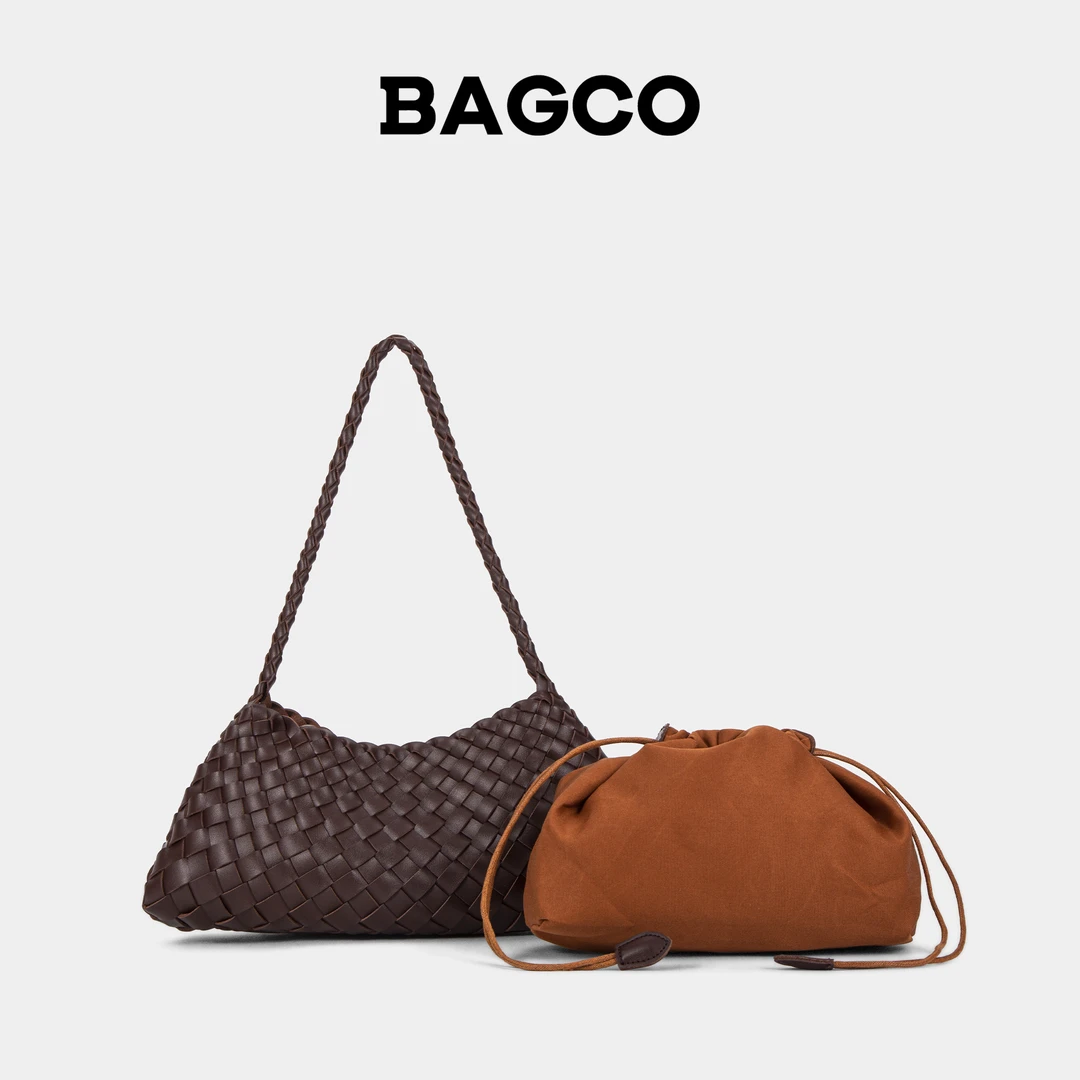 BAGCO手工编织月牙腋下包BE0125040006
