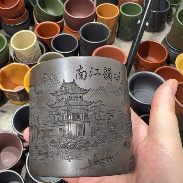 茶杯紫砂全手工紫砂