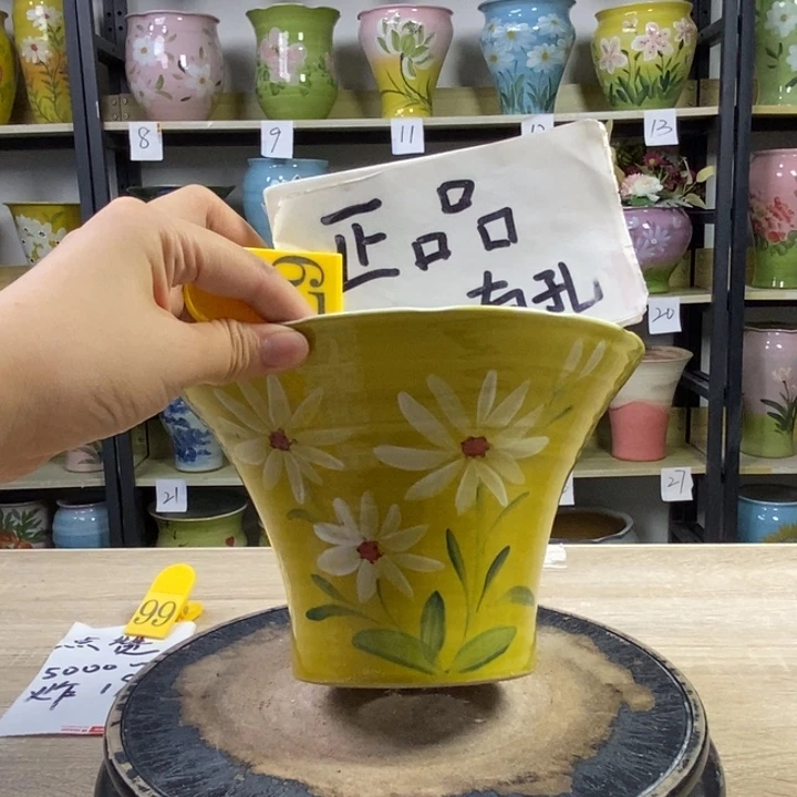 景德镇高温陶瓷花盆