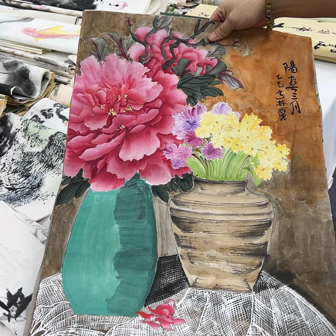 国画纯手绘作品欣赏