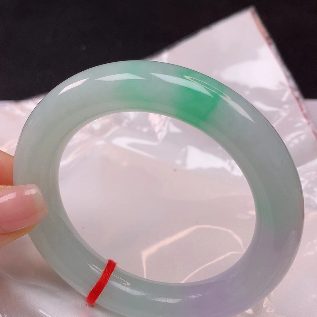 【闪购商品】未镶嵌手镯翡翠54+圆条手镯