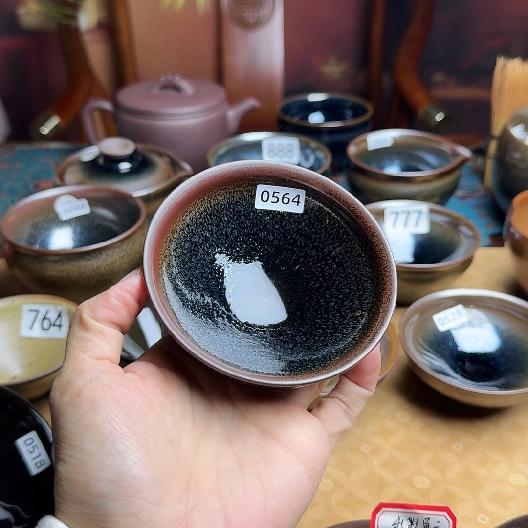 茶盏0564 柴烧手工主人杯