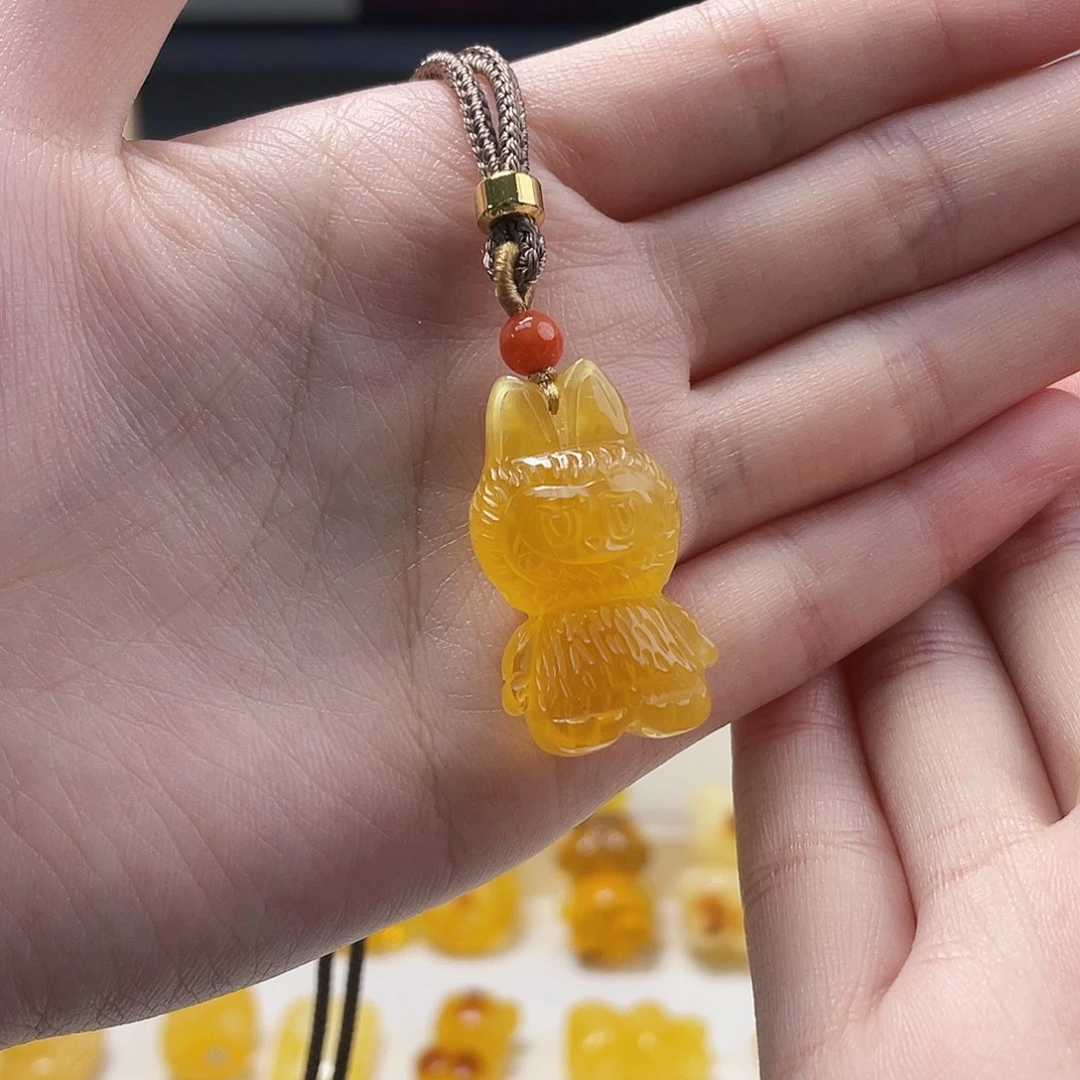 蜜蜡未镶嵌裸石蜜蜡吊坠