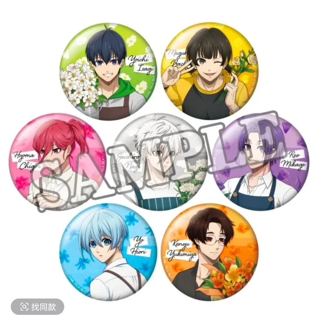 【日谷】蓝色监狱 蓝锁 花店场贩吧唧徽章（代拆不退换）