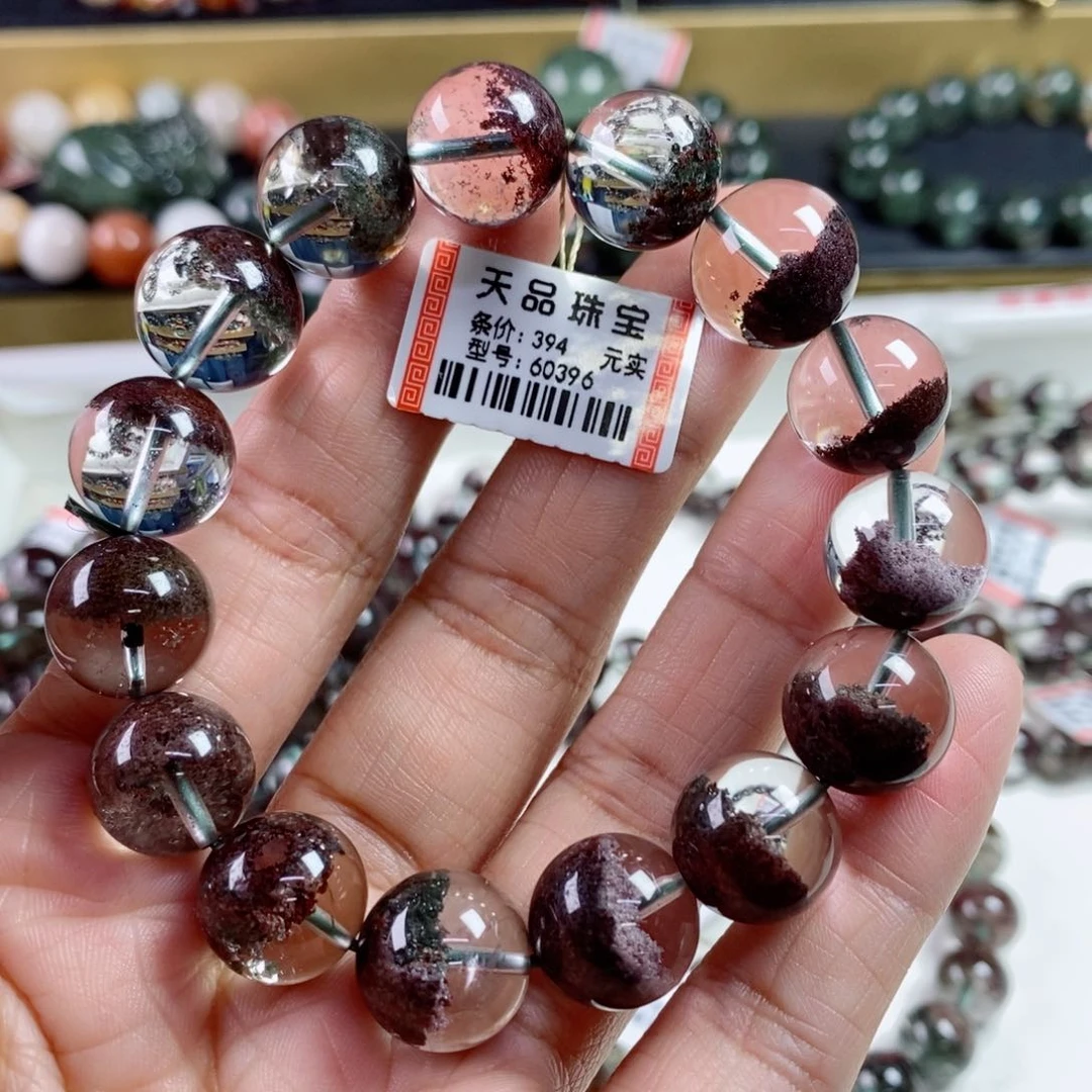 水晶手链未镶嵌用****筝红幽灵手链60396