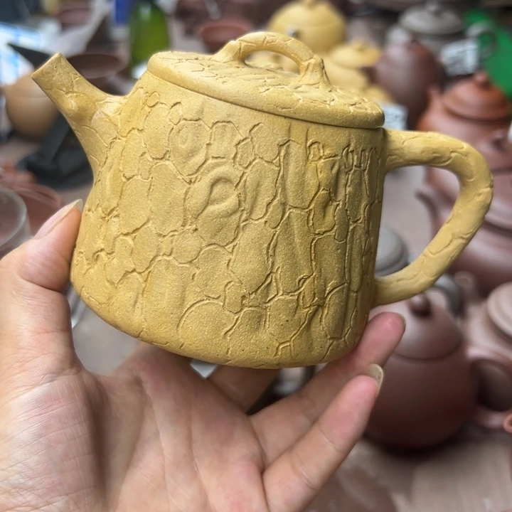 茶壶紫砂黄金段半手300