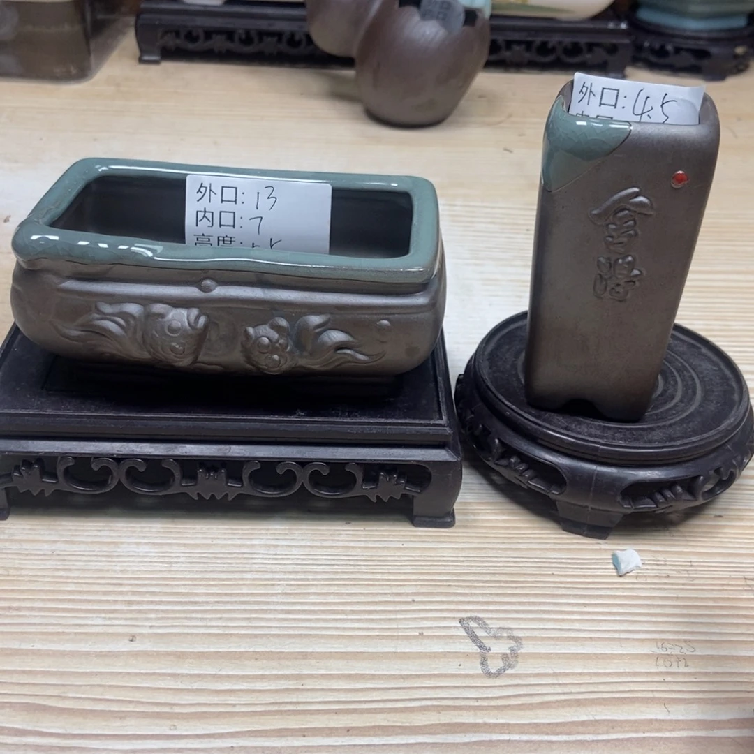 瓷片陶瓷花盆陶瓷艺术