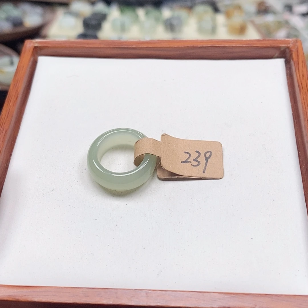 和田玉戒指未镶嵌L****?专拍5-14.0