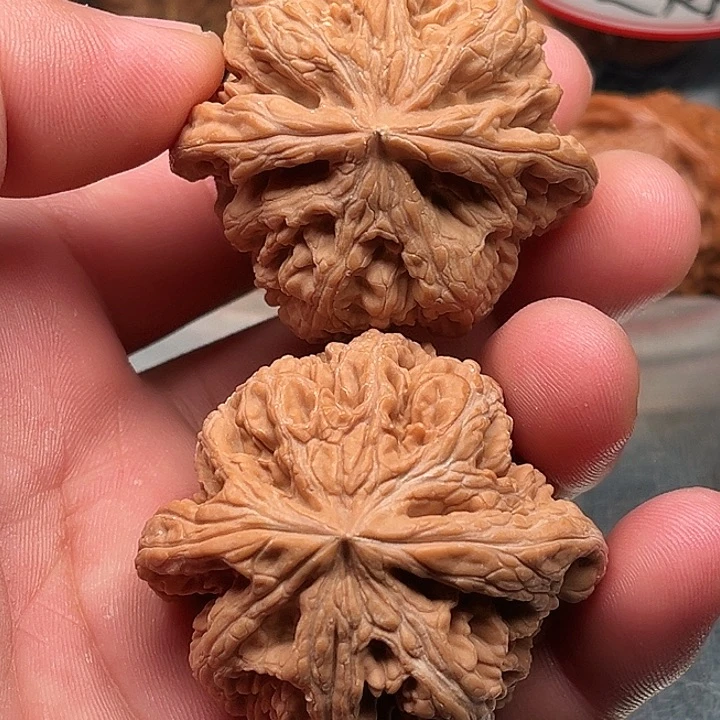 咖***碧把件文玩核桃粗筋47