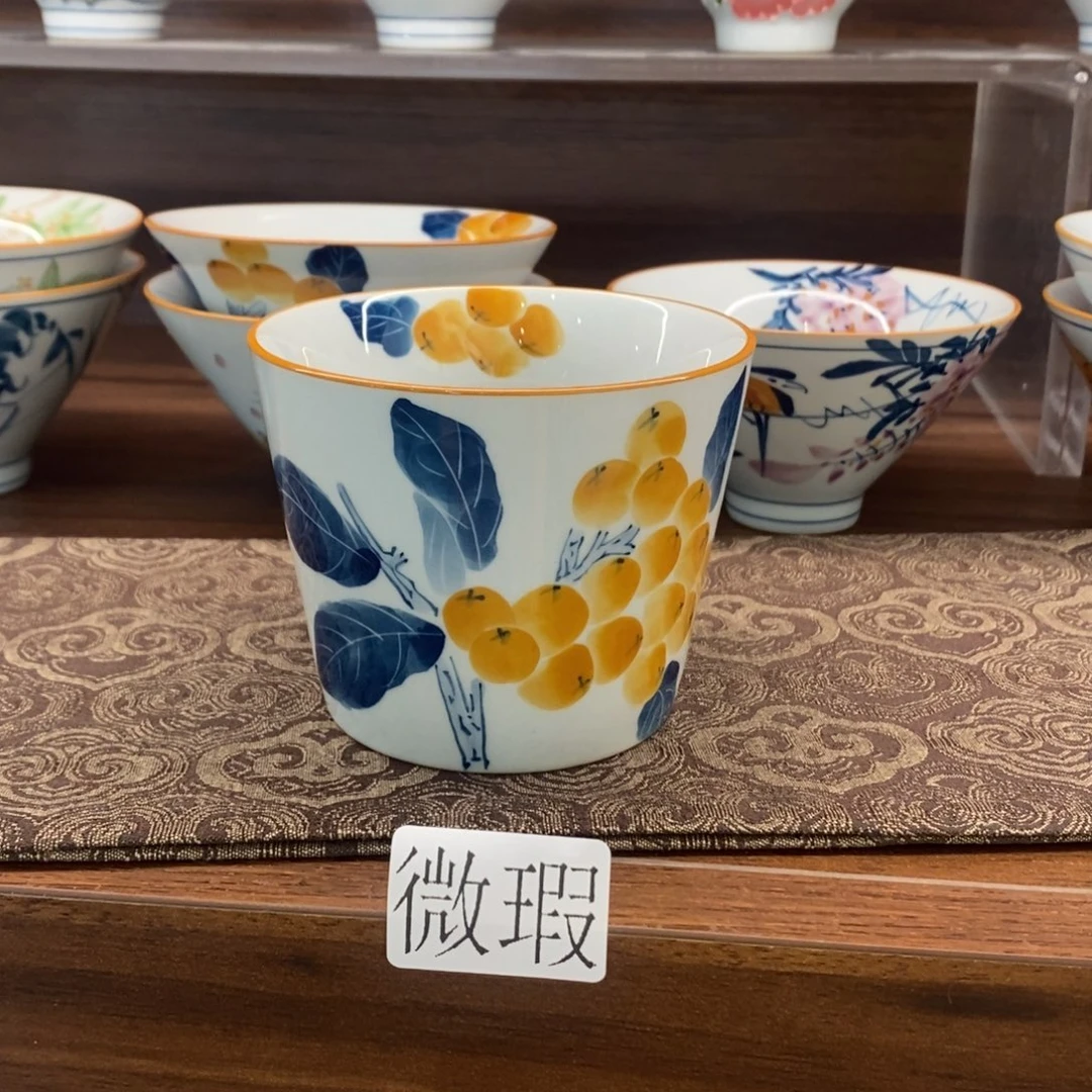 釉下彩老陶泥手工绘制