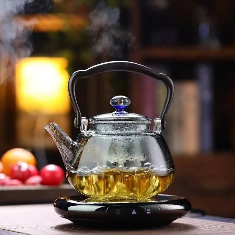 小坐新款1000瓦快速烧水煮茶电陶炉搭配1000毫升茶壶送烤网