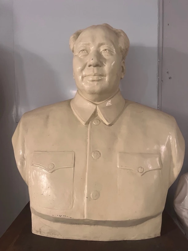 毛主席雕塑1米2老一辈雕塑家张松鹤作品