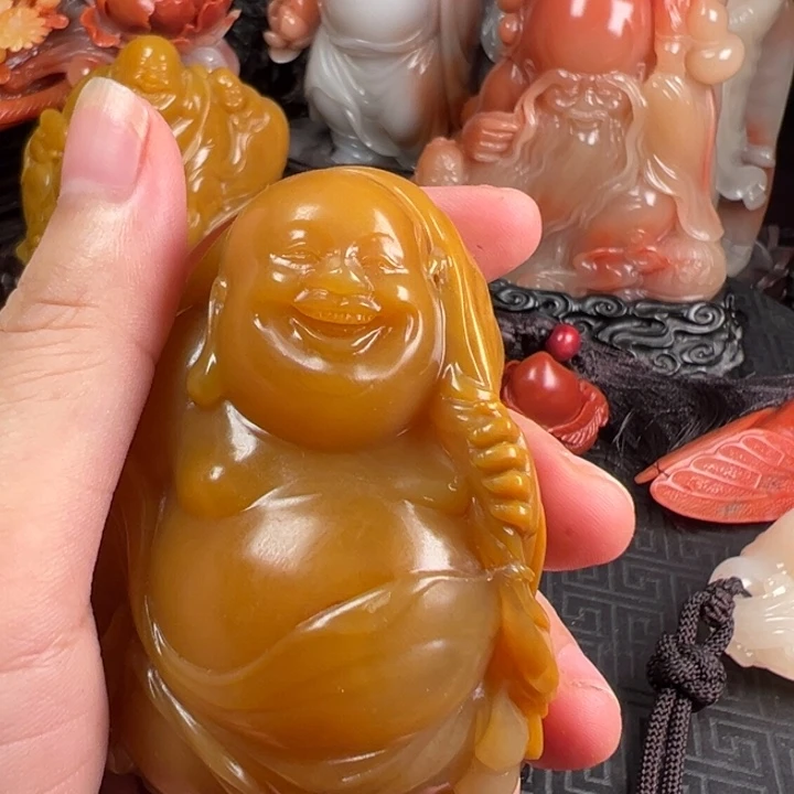 尖***峰寿山石寿山石雕刻艺术品