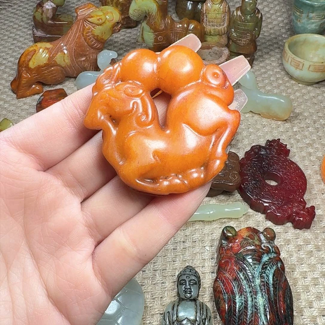白玉菩提吊坠挂件
