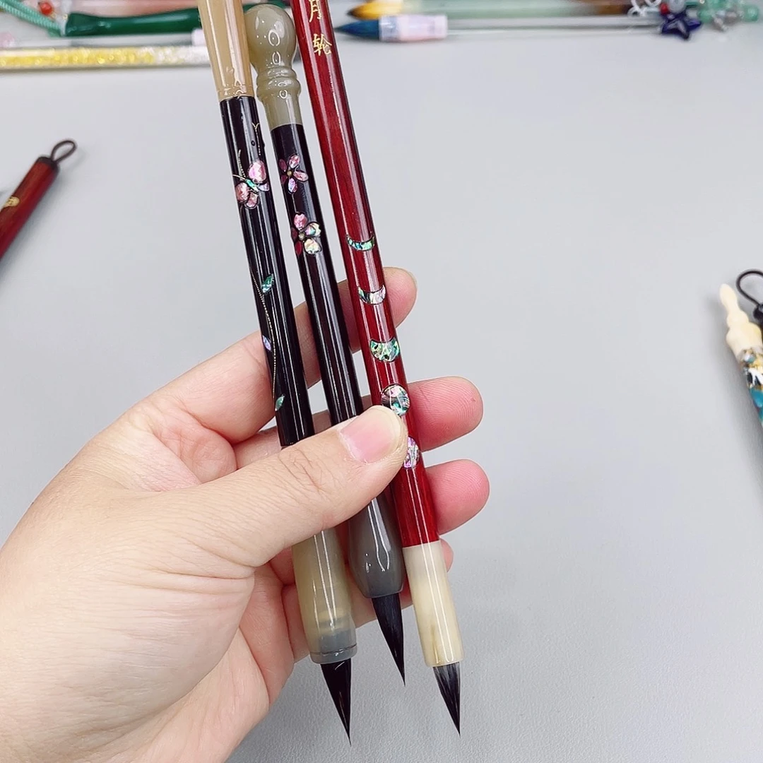 非遗螺钿高货孤品3支，小楷福利