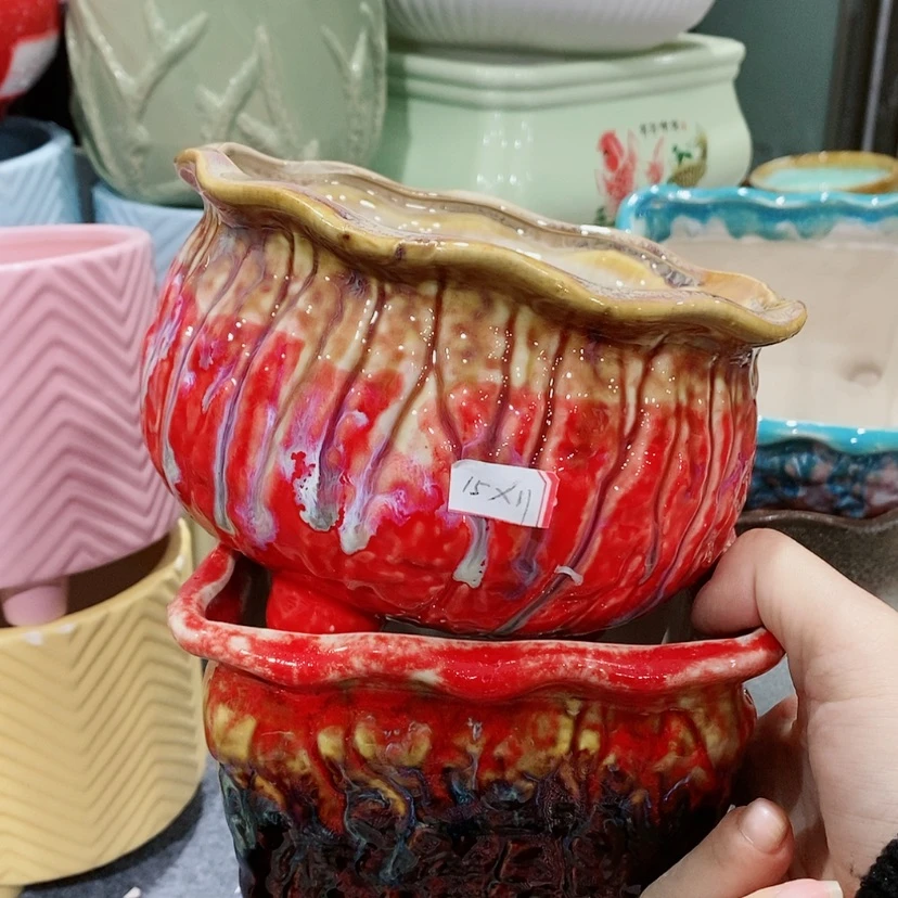 【闪购商品】陶瓷陶瓷花盆，多肉花盆