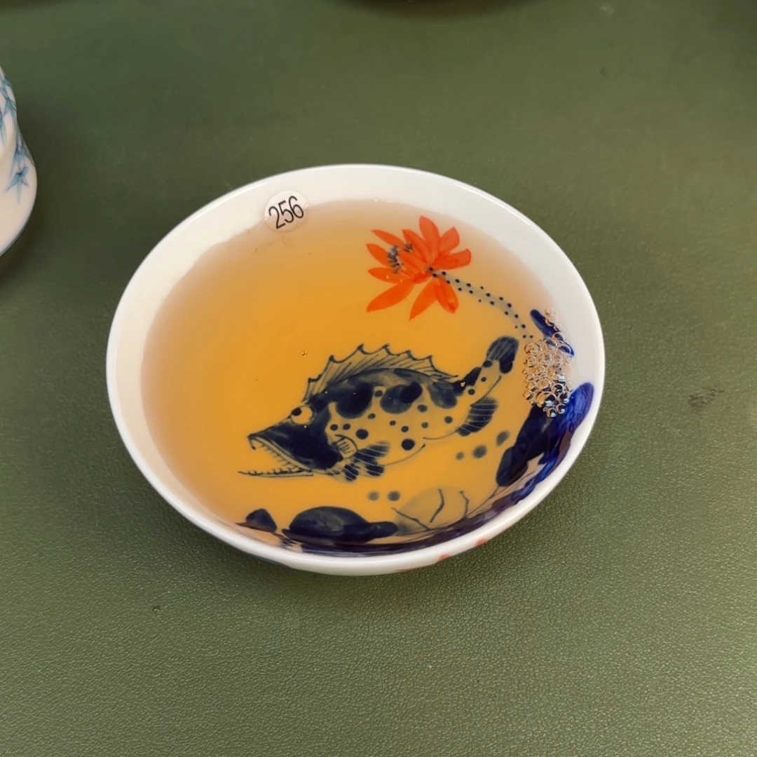 景德镇纯手绘茶具圆圆256