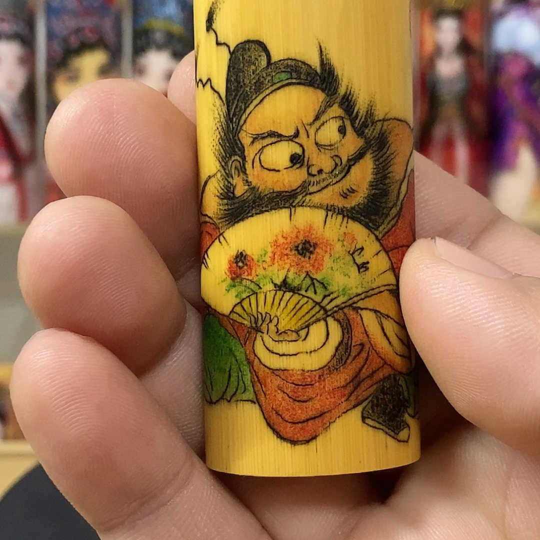 竹春蕾老师针刺作品小钟馗