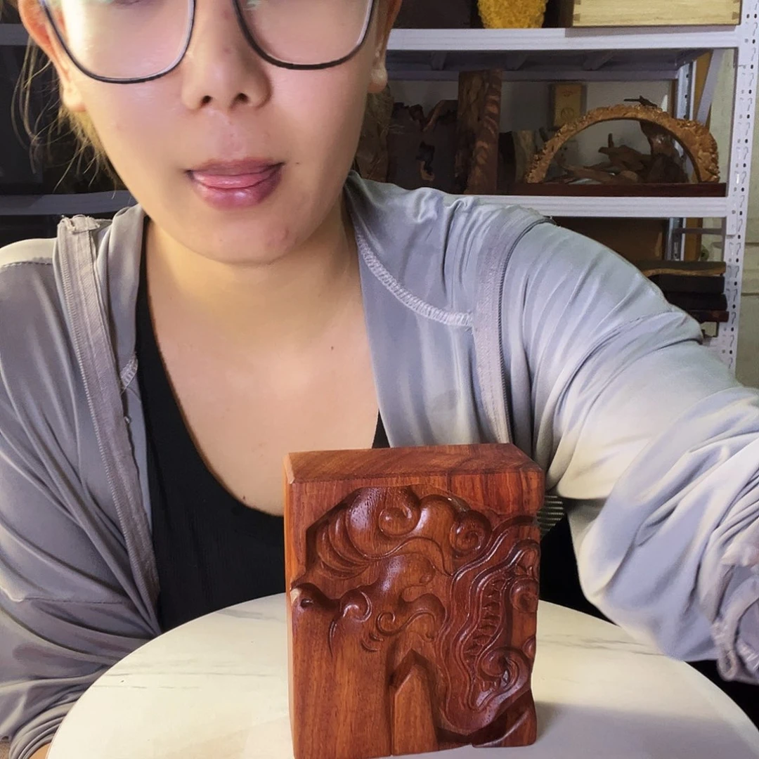 紫檀木类端景台?*森