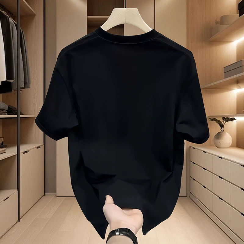 【刺绣老花T恤】夏季新品轻奢时尚短袖男女同款--T2035