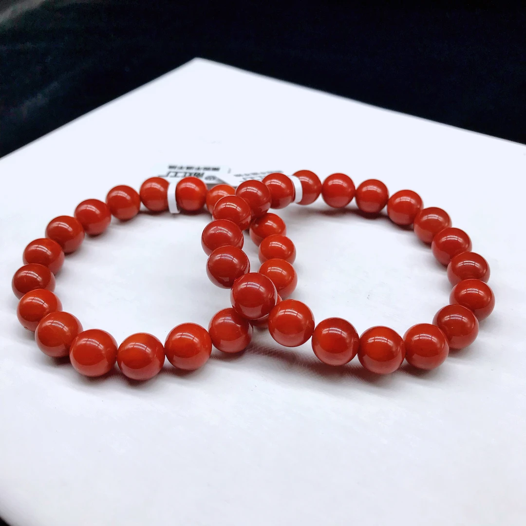 【领源】南红四川瓦西典藏级精美时尚锦红手串（多样式发其一）