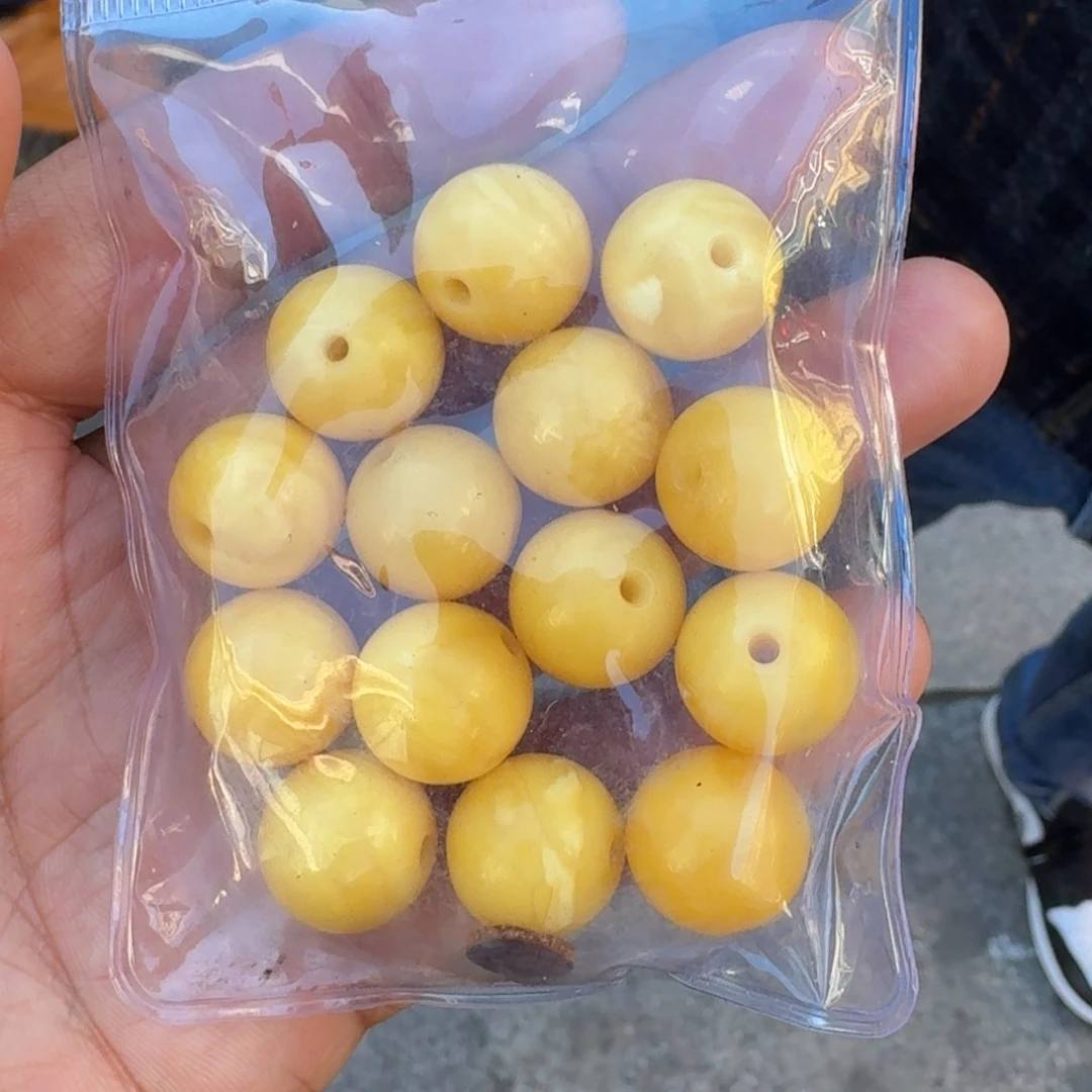 蜜蜡未镶嵌手链蜜蜡