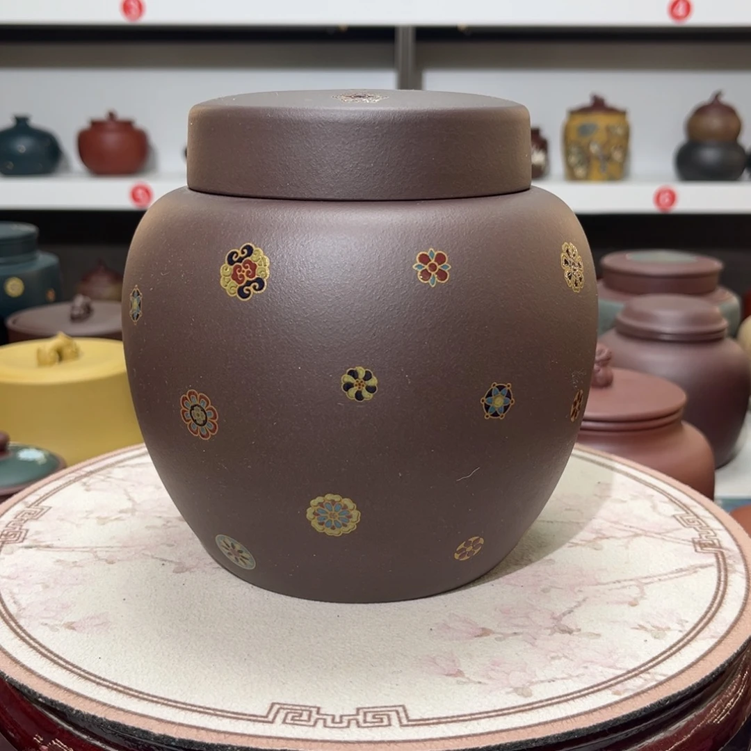紫砂茶叶罐紫砂罐