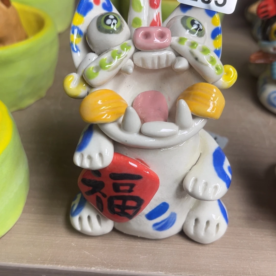 陶瓷纯手工抽象陶瓷摆件285