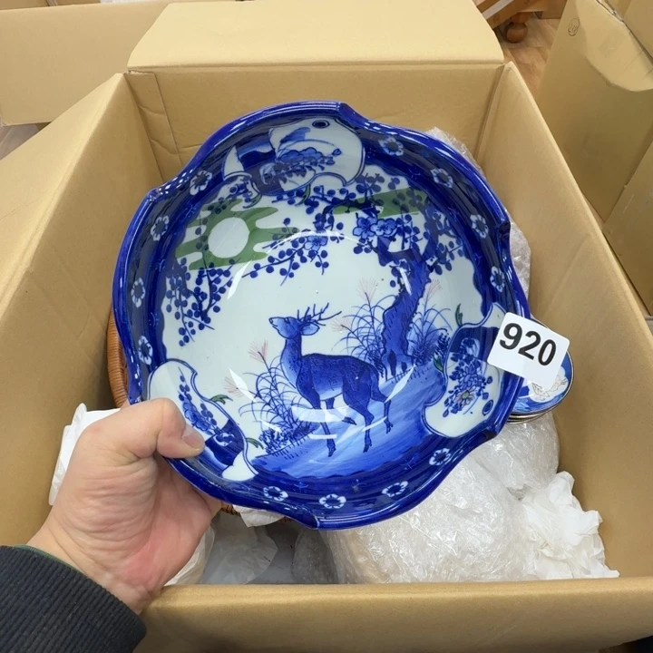 瓷片工艺品摆件瓷器摆件正能量