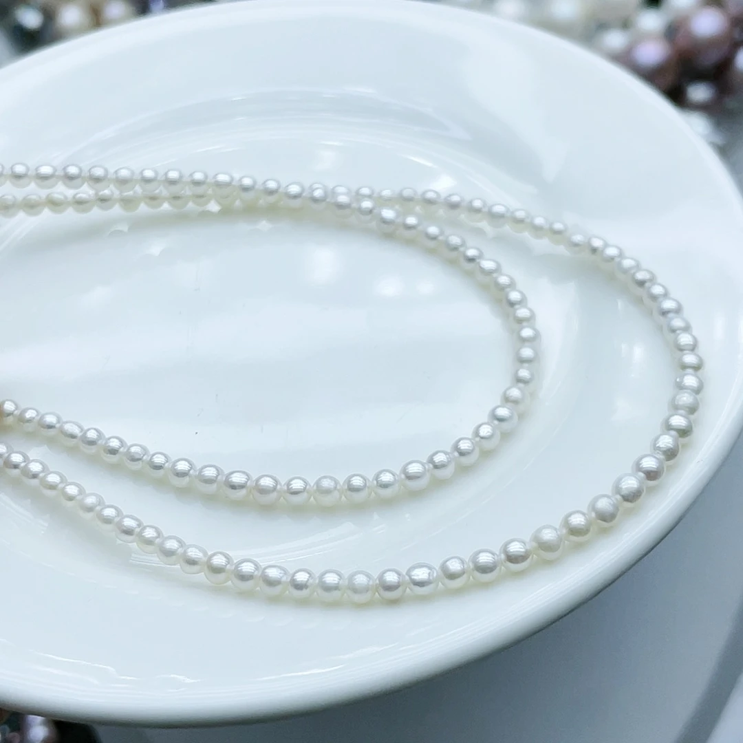 淡水珍珠颈饰钛钢