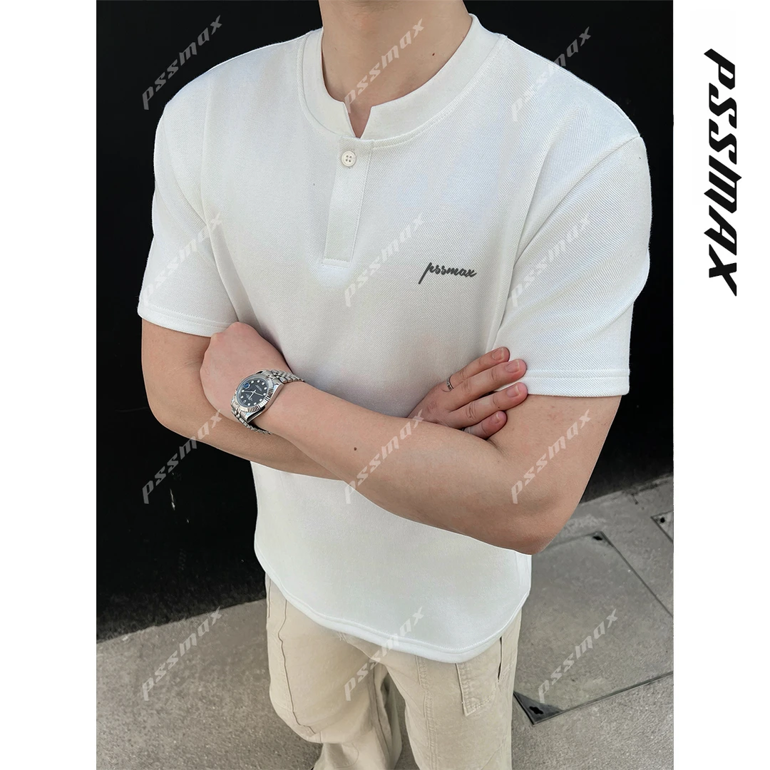 【现货】【PSSMAX】胖俗俗【双核亨利领】蜂窝面料力量荷尔蒙显壮短袖